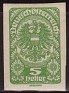 Austria 1919 Coat Of Arms 5 H Green Scott 201